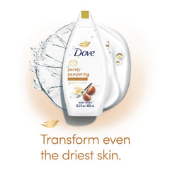 Dove body wash creamy lather in hand for daily moisturizing.