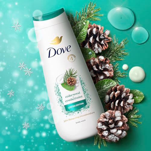 Dove wash envelops you in indulgent fragrance and rich foam.