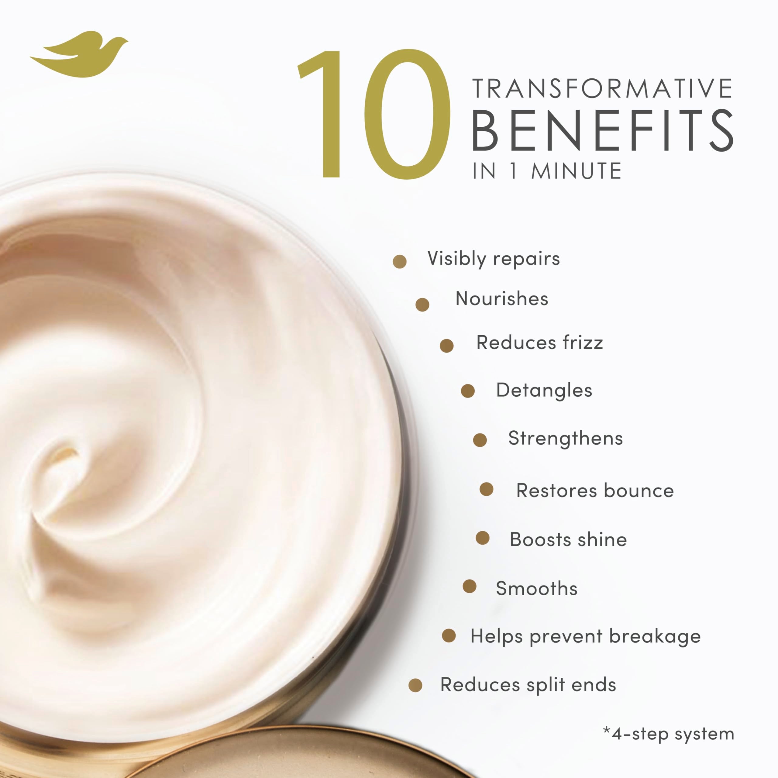 Bio-Protein Care de Dove Bond Strength reponiendo proteínas