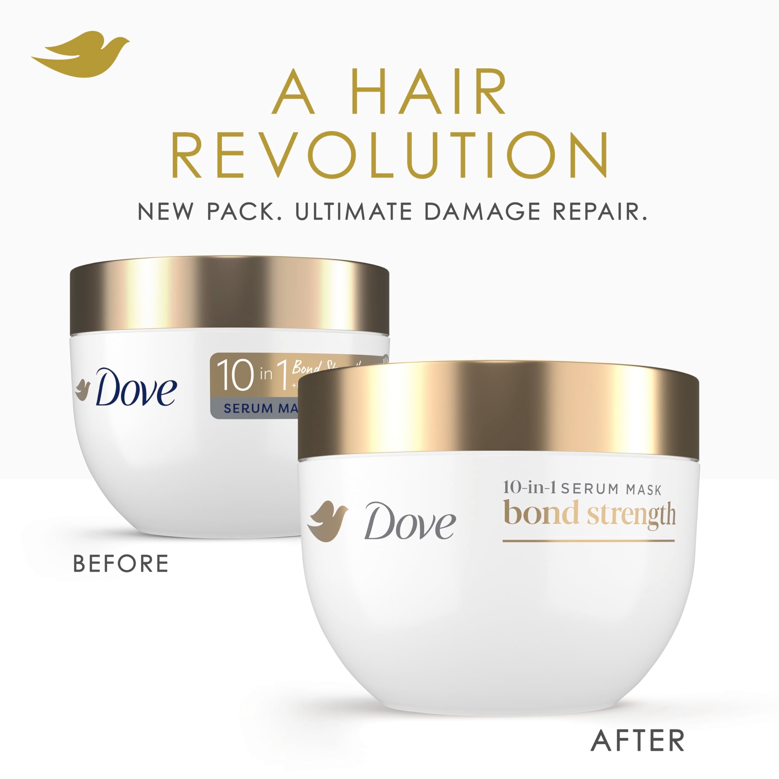 Peptide Complex de Dove Bond Strength fortalece la estructura capilar