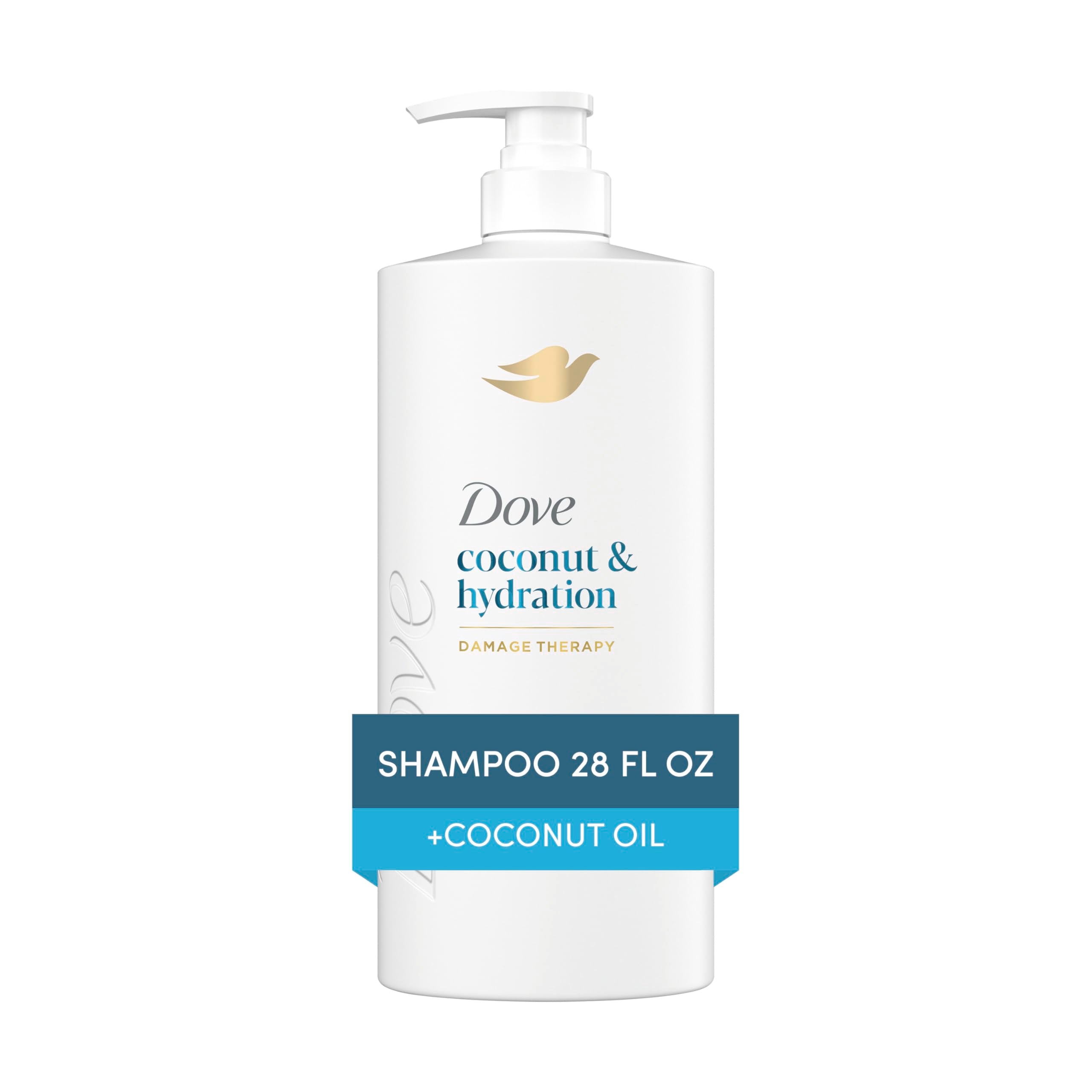Dove Champú Coco Hidratación - aceite de coco: aroma envolvente y nutrición capilar.