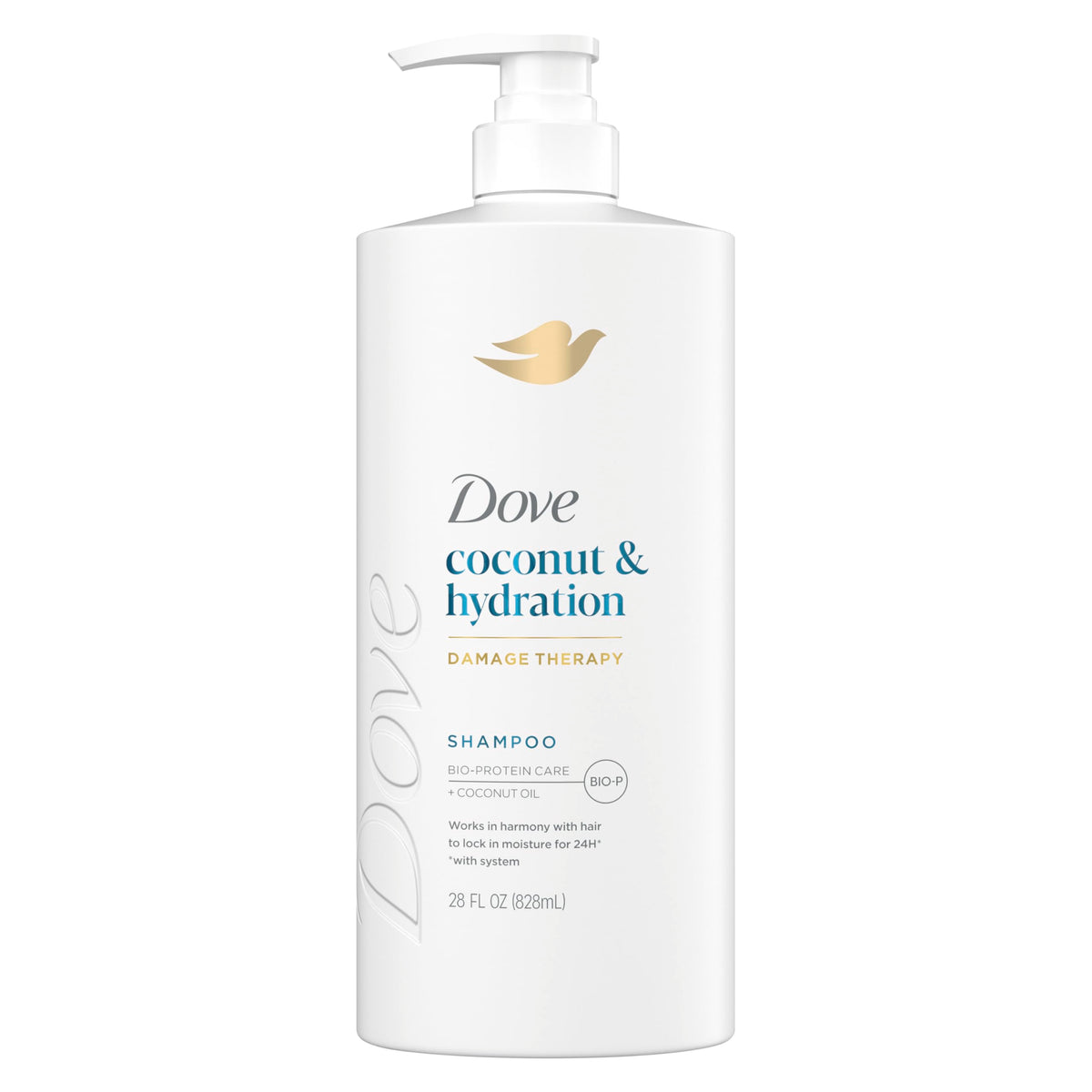 Dove Champú Coco Hidratación - botella: aporta hidratación prolongada para cabello seco.