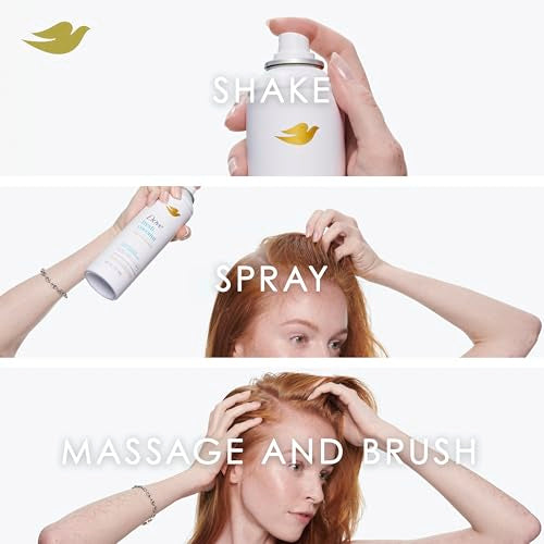 Dove champú en seco paquete de dos para refrescar