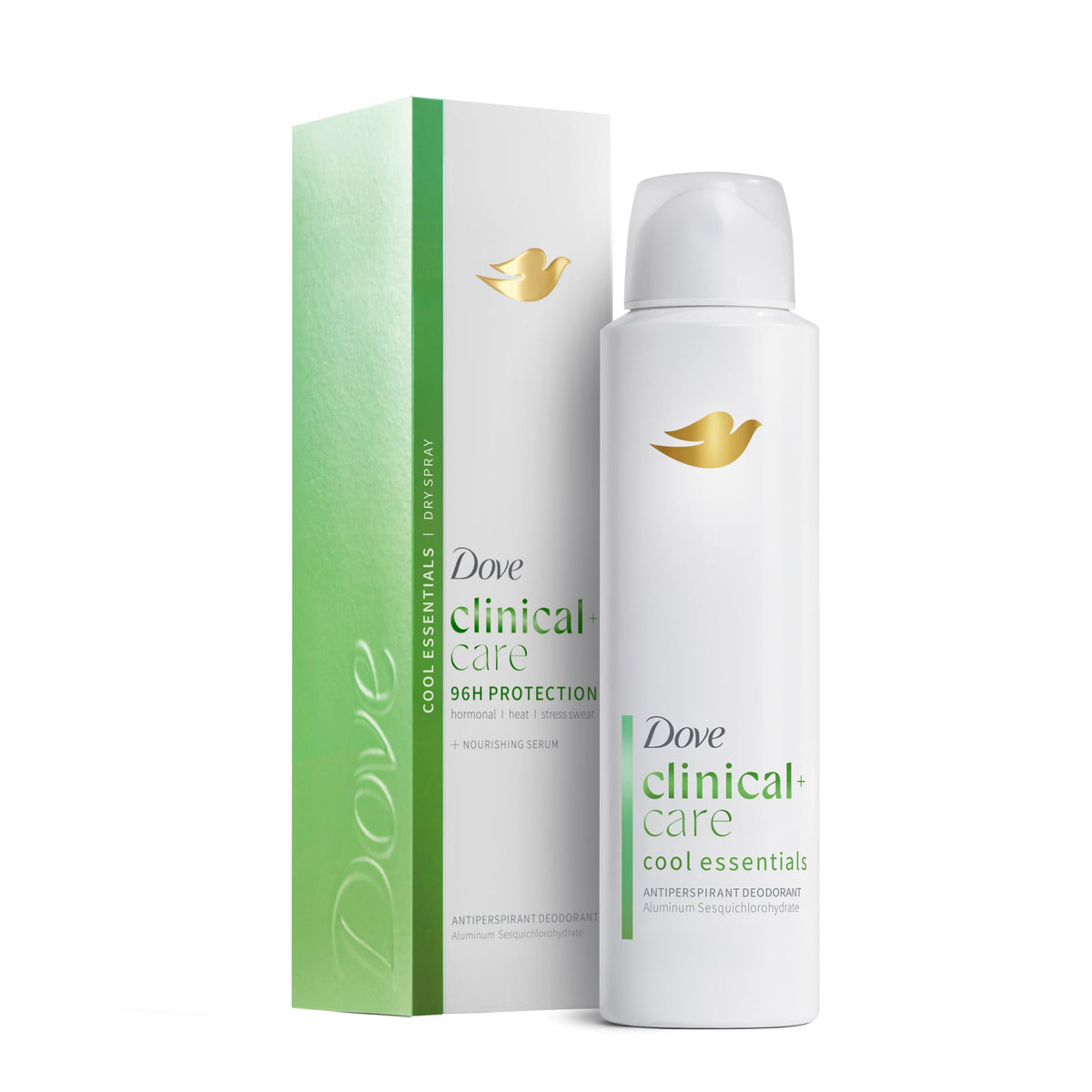 Dove Clinical + Care desodorante en spray seco para mujeres con frescura duradera