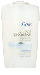 Dove Clinical Protection Original Clean stick closeup with smooth application.