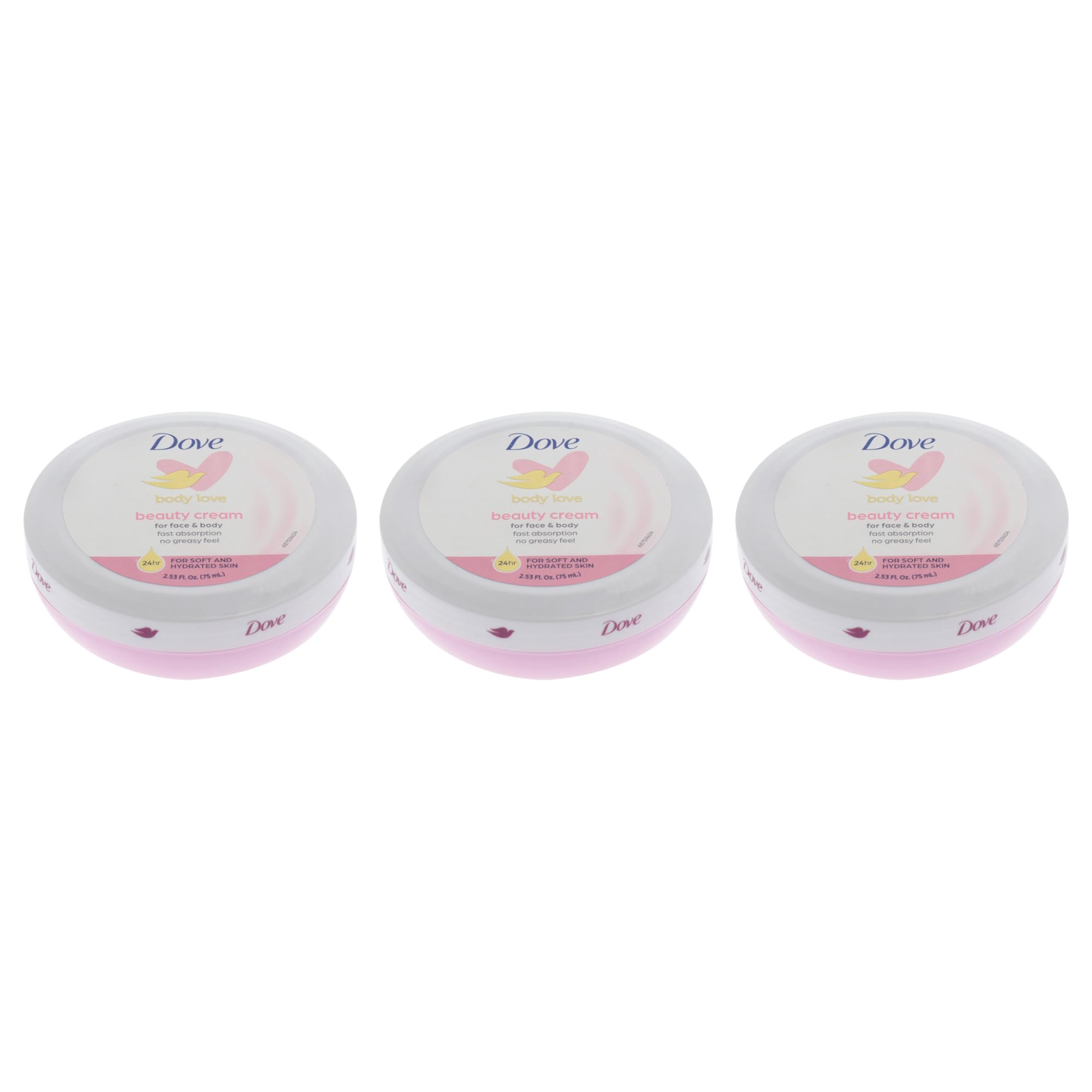 Dove crema rosa, textura cremosa facilita la aplicación y absorción.
