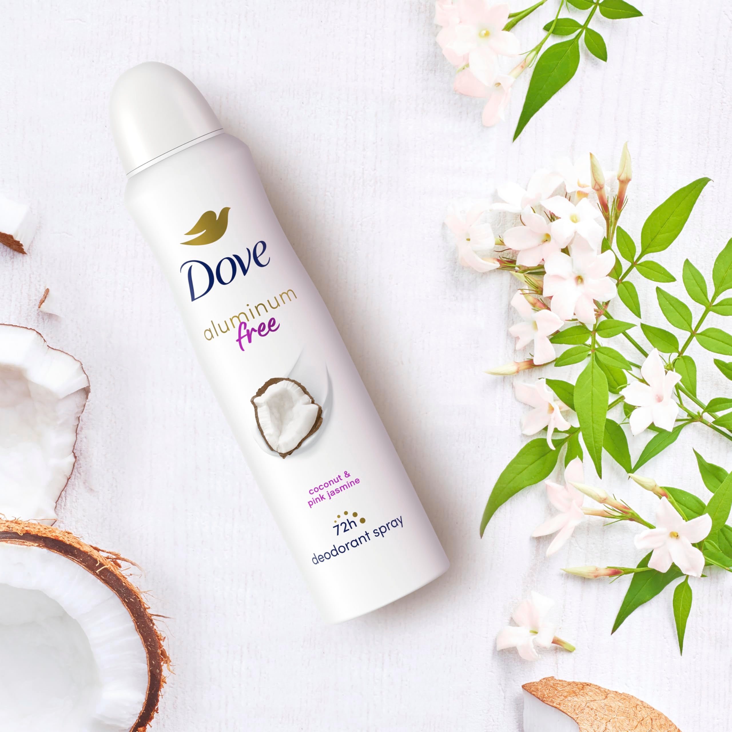 Dove cruelty-free logo on packaging indicates ethical choice.