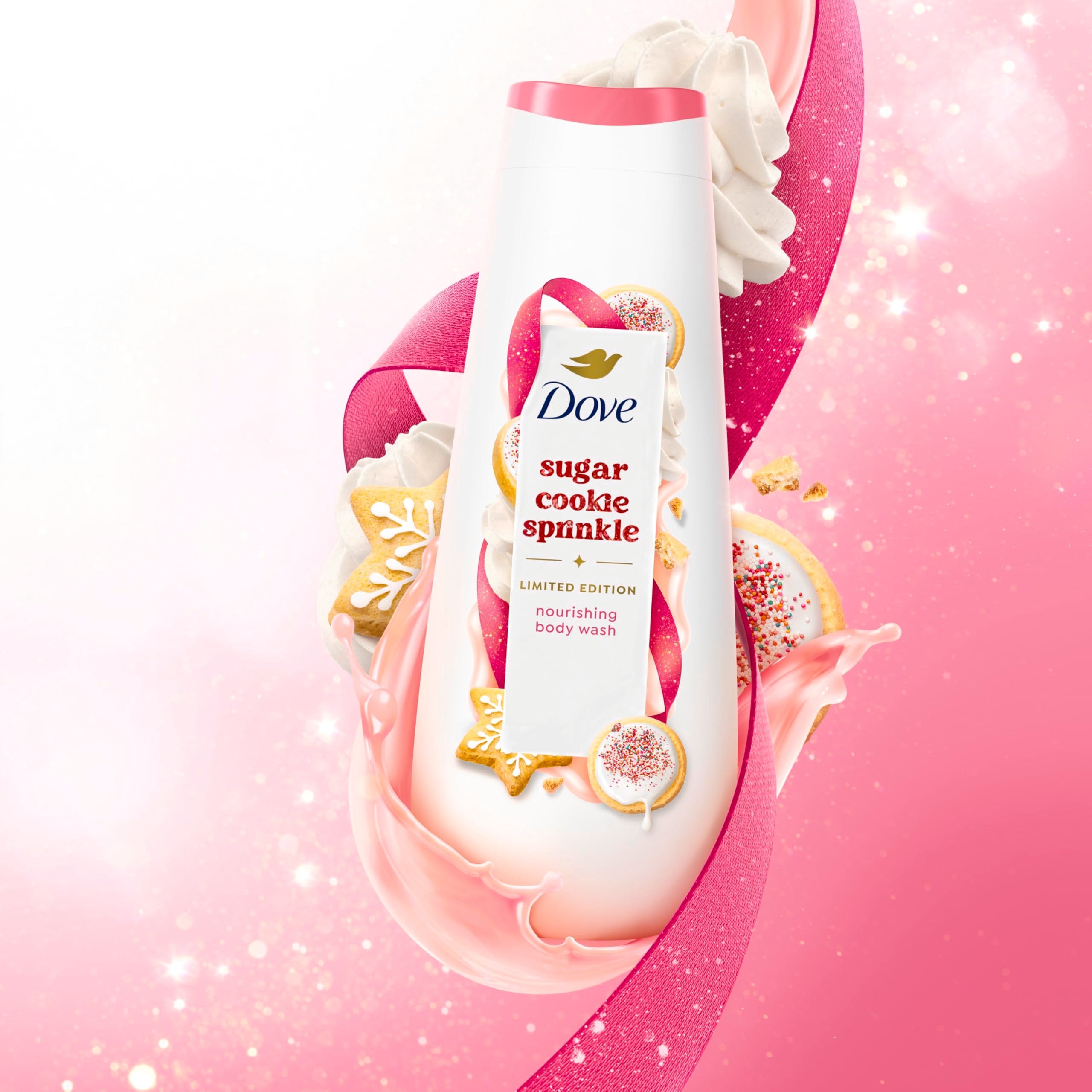 Dove aroma dulce para la ducha festiva.