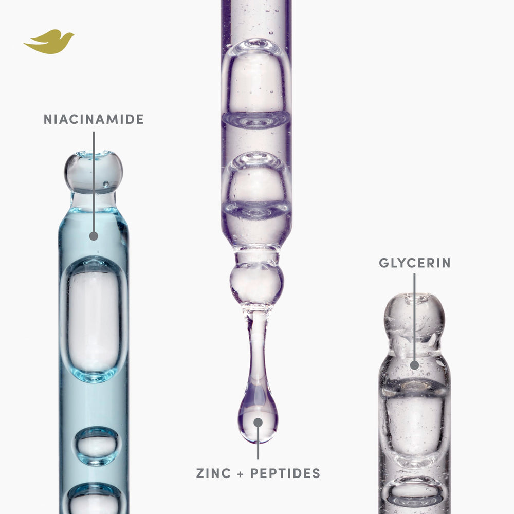Dove Density Boost after-use hair finish suggesting thicker-feeling, smoother strands.