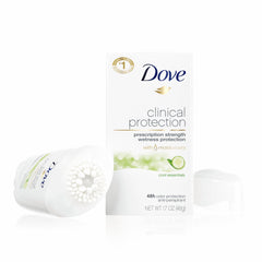 Dove Alcohol-Free stick provides a gentle, non-irritating application.