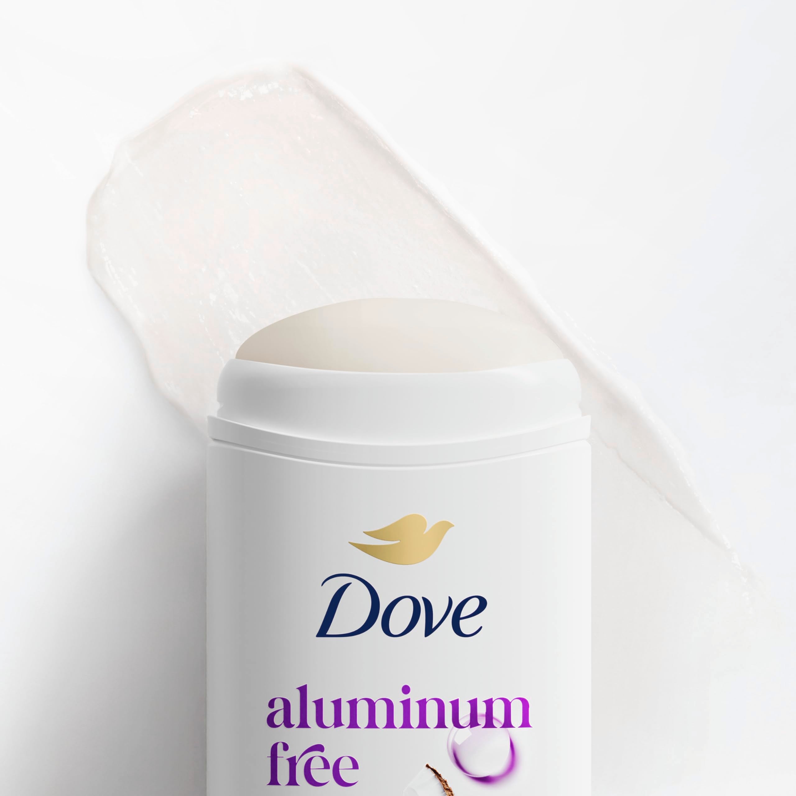 Dove Vegan PETA-certified deodorant stick emphasizes cruelty-free skincare.