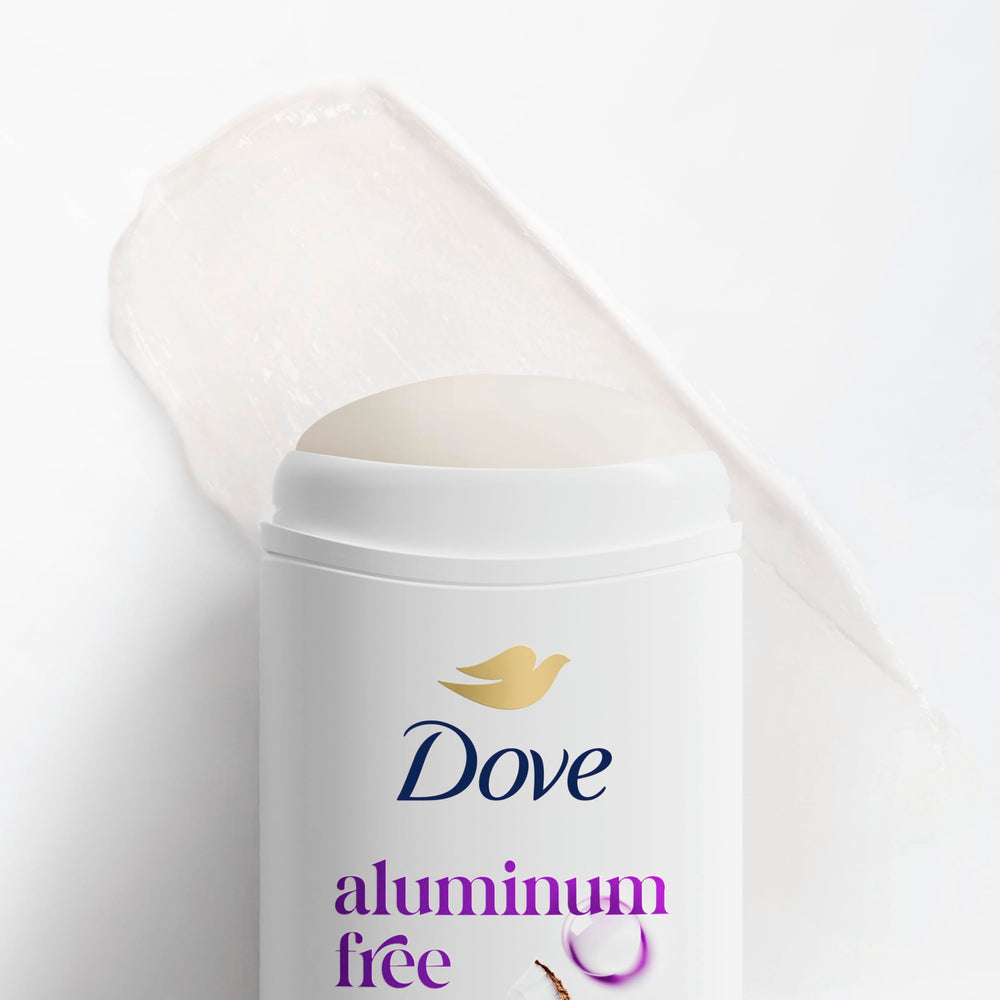 Dove Vegan PETA-certified deodorant stick emphasizes cruelty-free skincare.