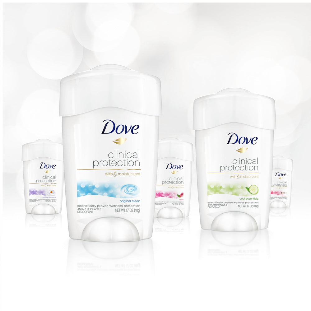 Dove Triple-Pack box shows convenient set for home or travel.
