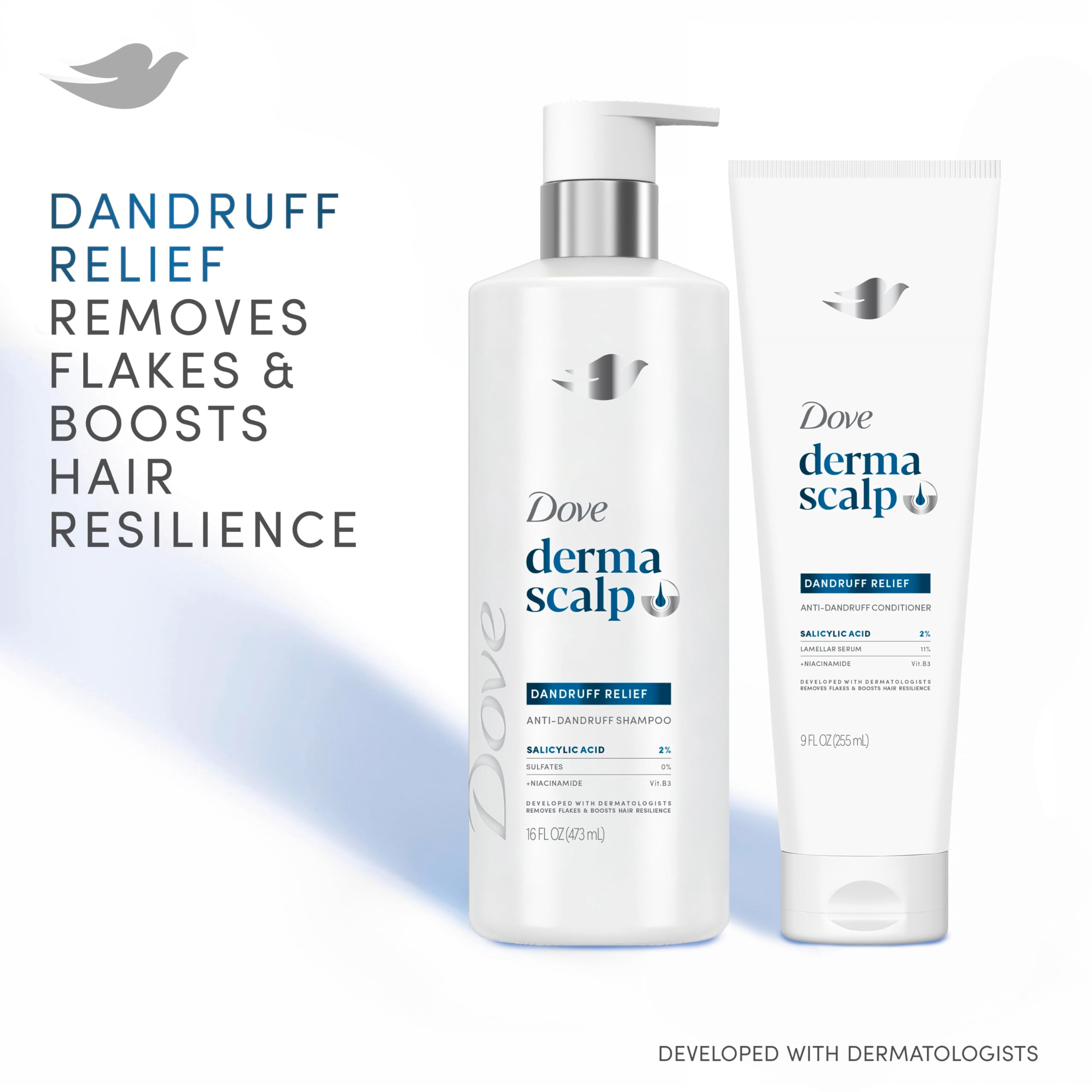 Dove Derma Acido Salicilico Exfoliacion Cuero Cabelludo: exfoliacion suave