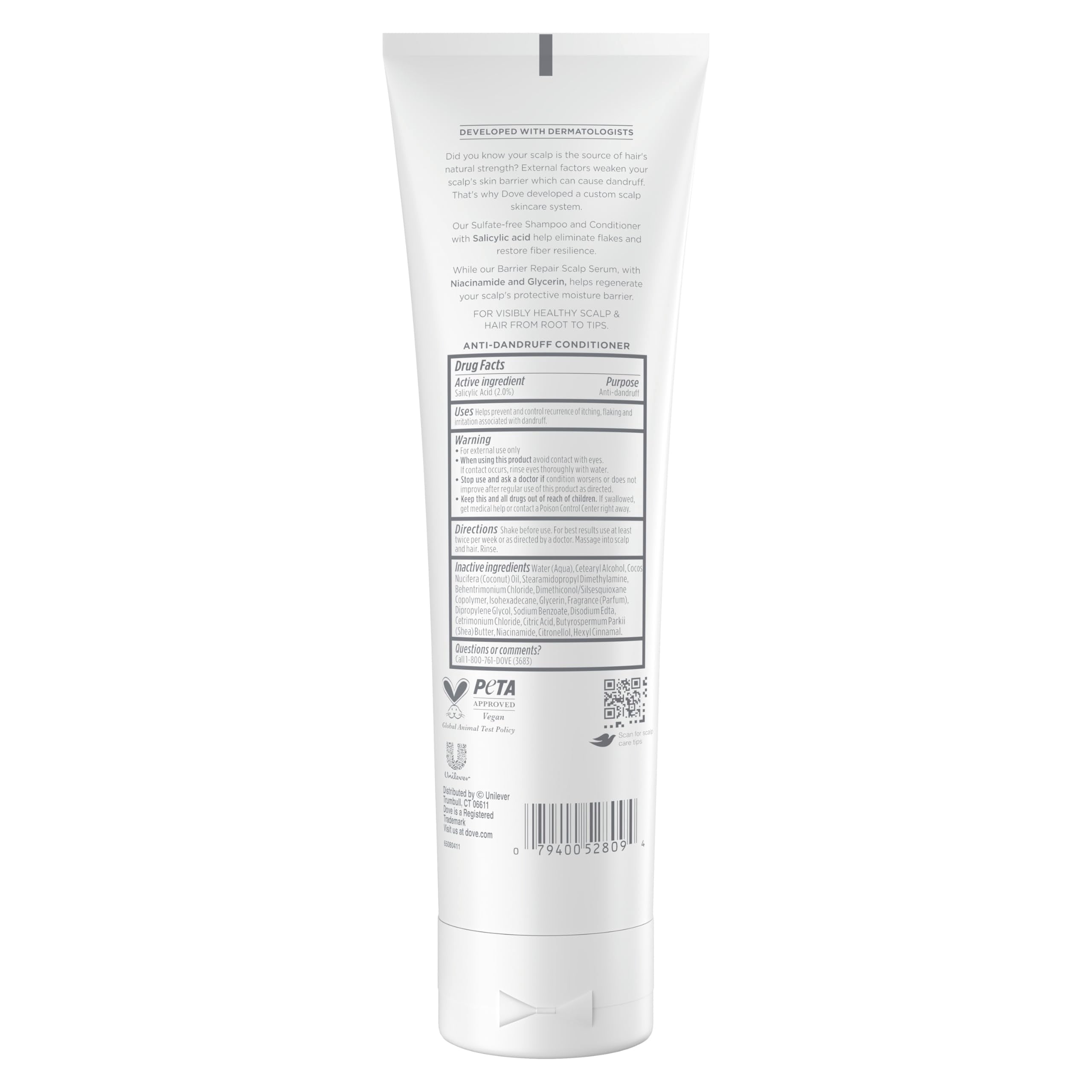 Dove Derma Aplicacion Textura Cremosa: acondicionador suave para cabello manejable