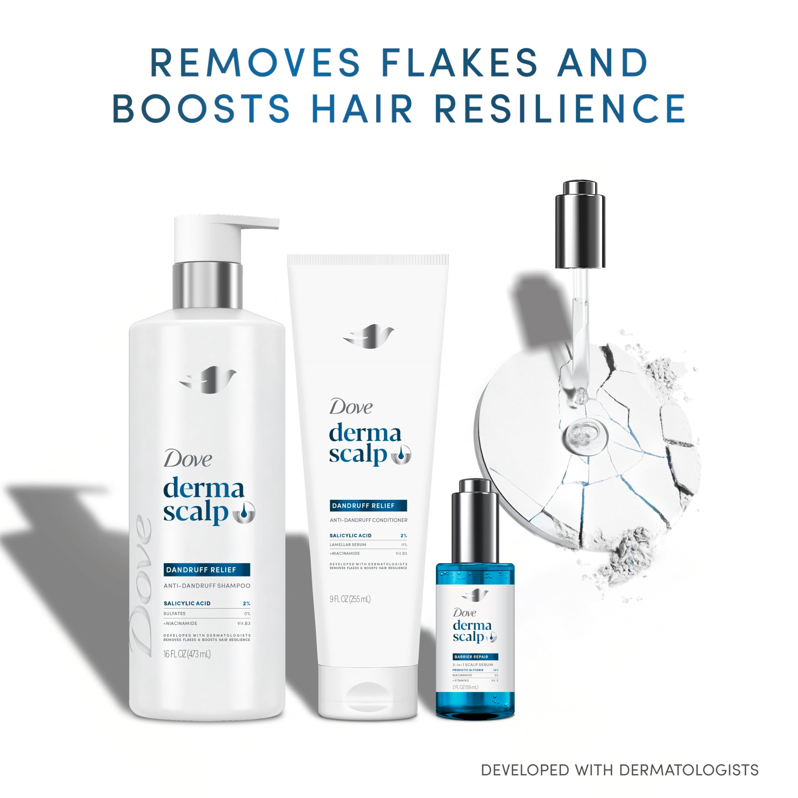 Dove Derma Glicerina Hidratacion Profunda: combate la sequedad del cabello