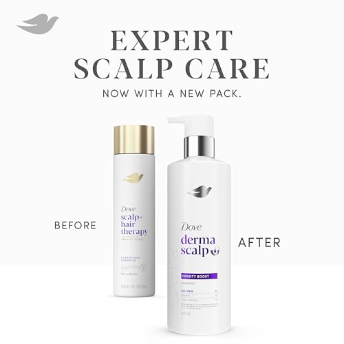 Healthy scalp concept with Dove Density Boost branding.