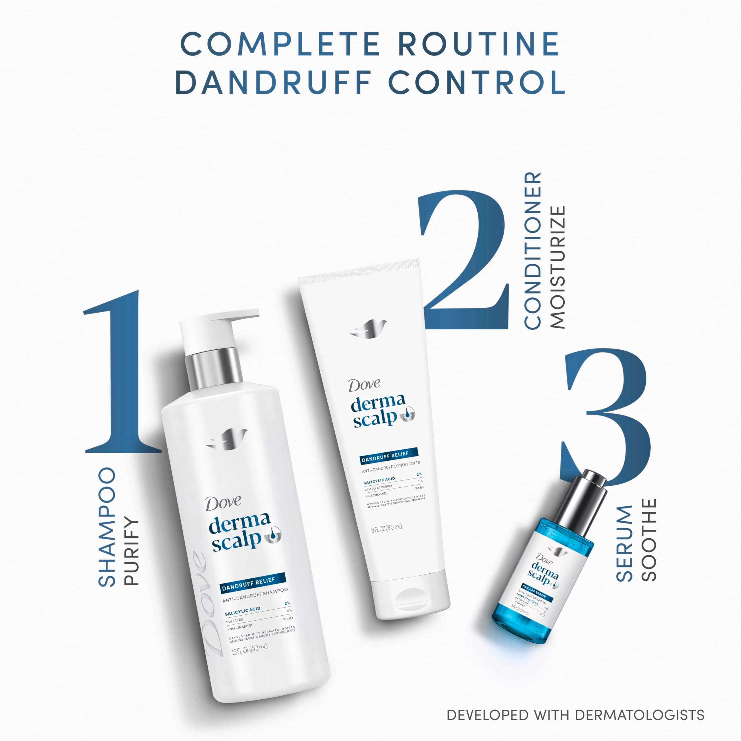 Dove Derma Sin Sulfatos Formula Suave: para cabellos sensibles