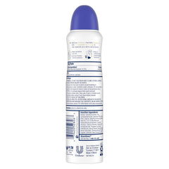 Dove Desodorante aerosol seco Original Clean para uso diario sin irritación.