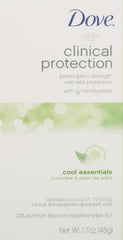 Dove Protección Clínica: aplicación en la axila para protección antitranspirante duradera.