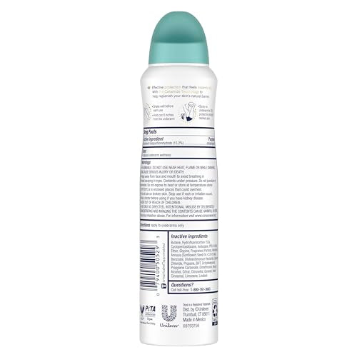 Dove desodorante con protección de 72 horas contra olor y sudor.