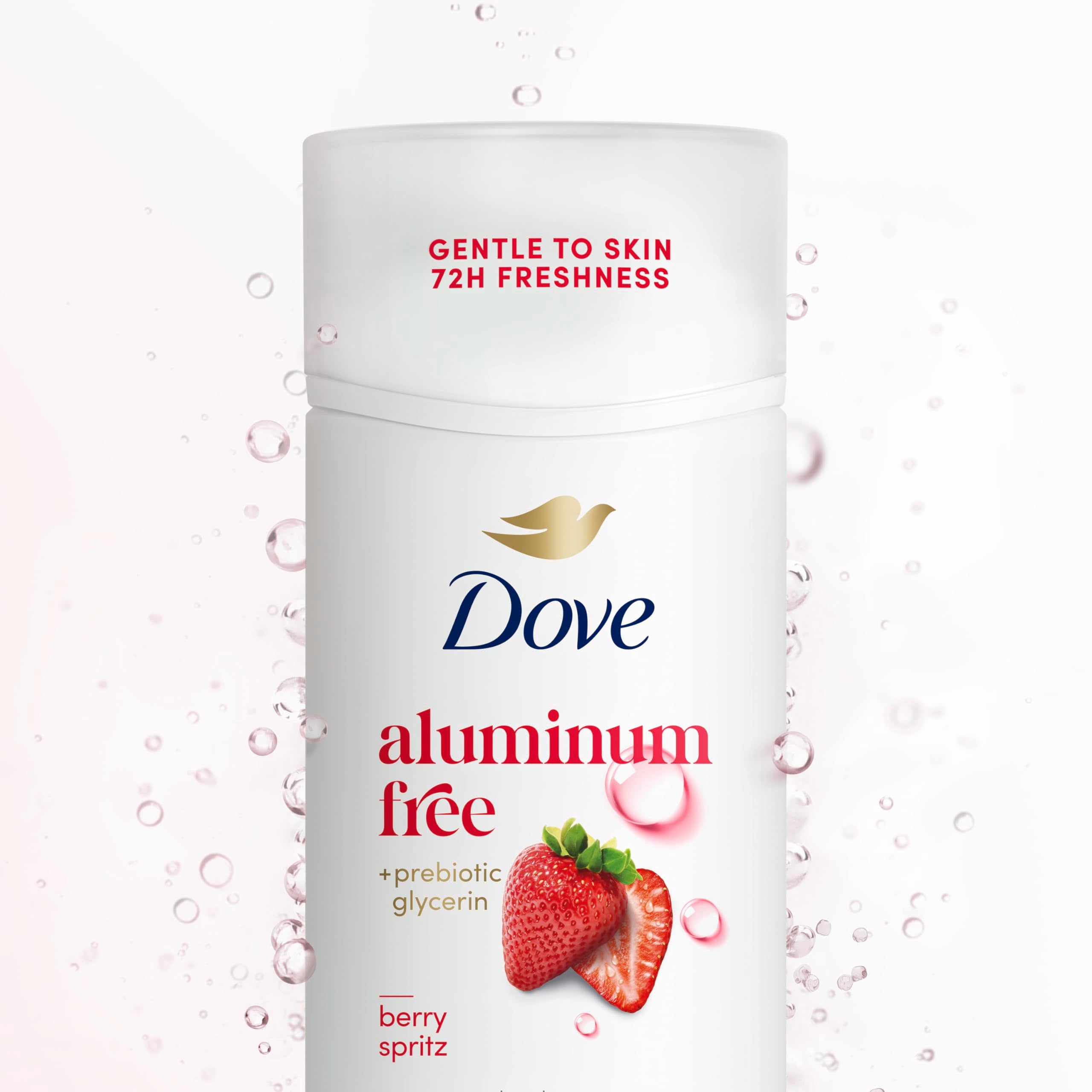 Dove Barra Berry Spritz, envase compacto y diseño práctico