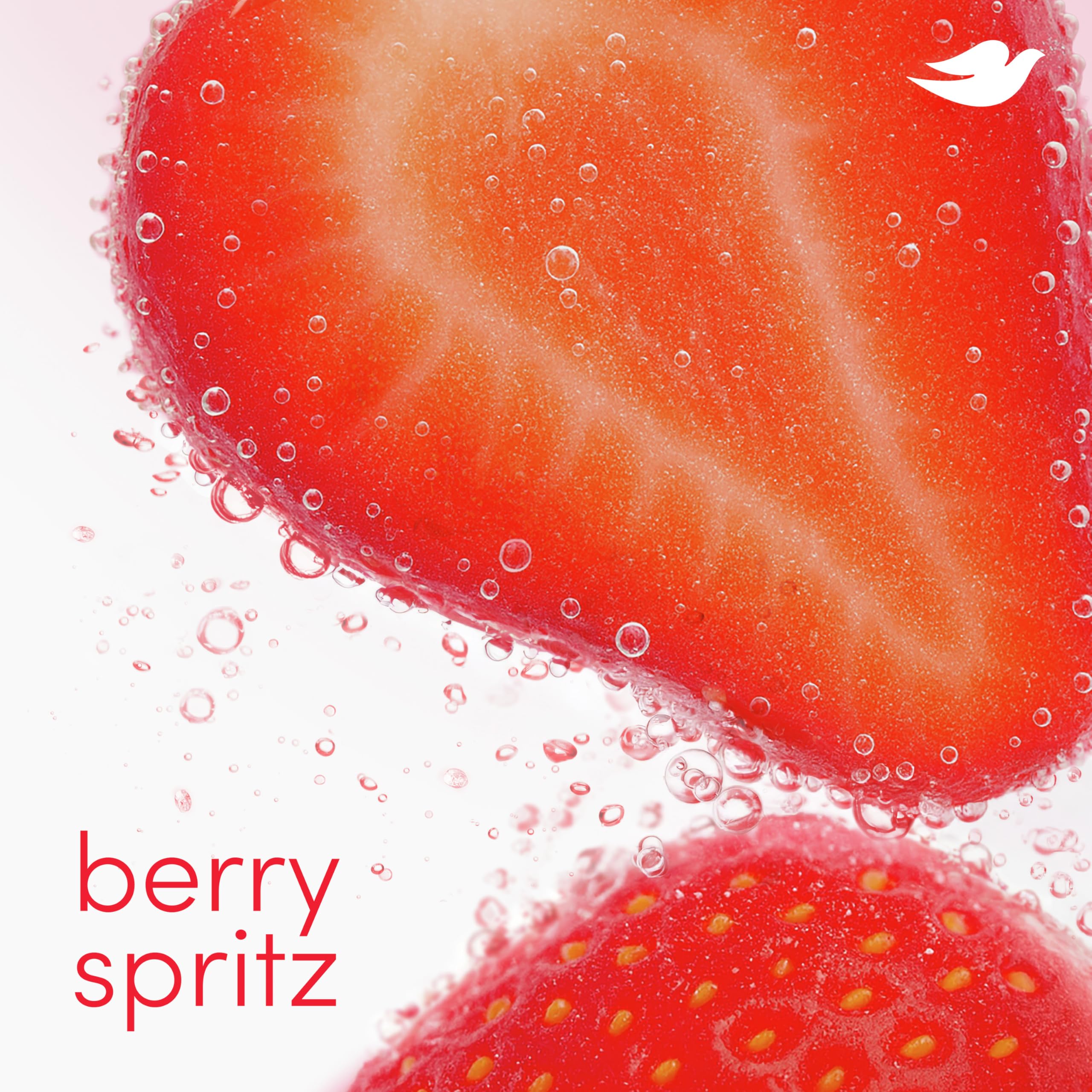 Dove Barra Berry Spritz, fragancia afrutada que perdura