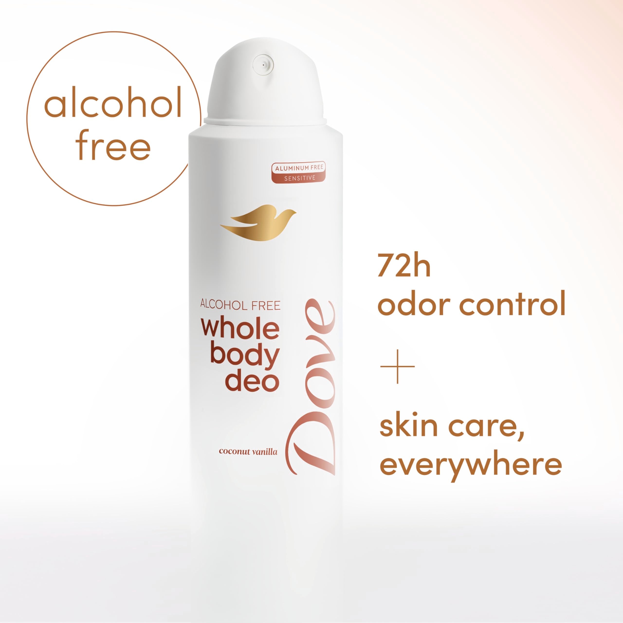 Dove desodorante en spray para piernas y pies, frescura duradera