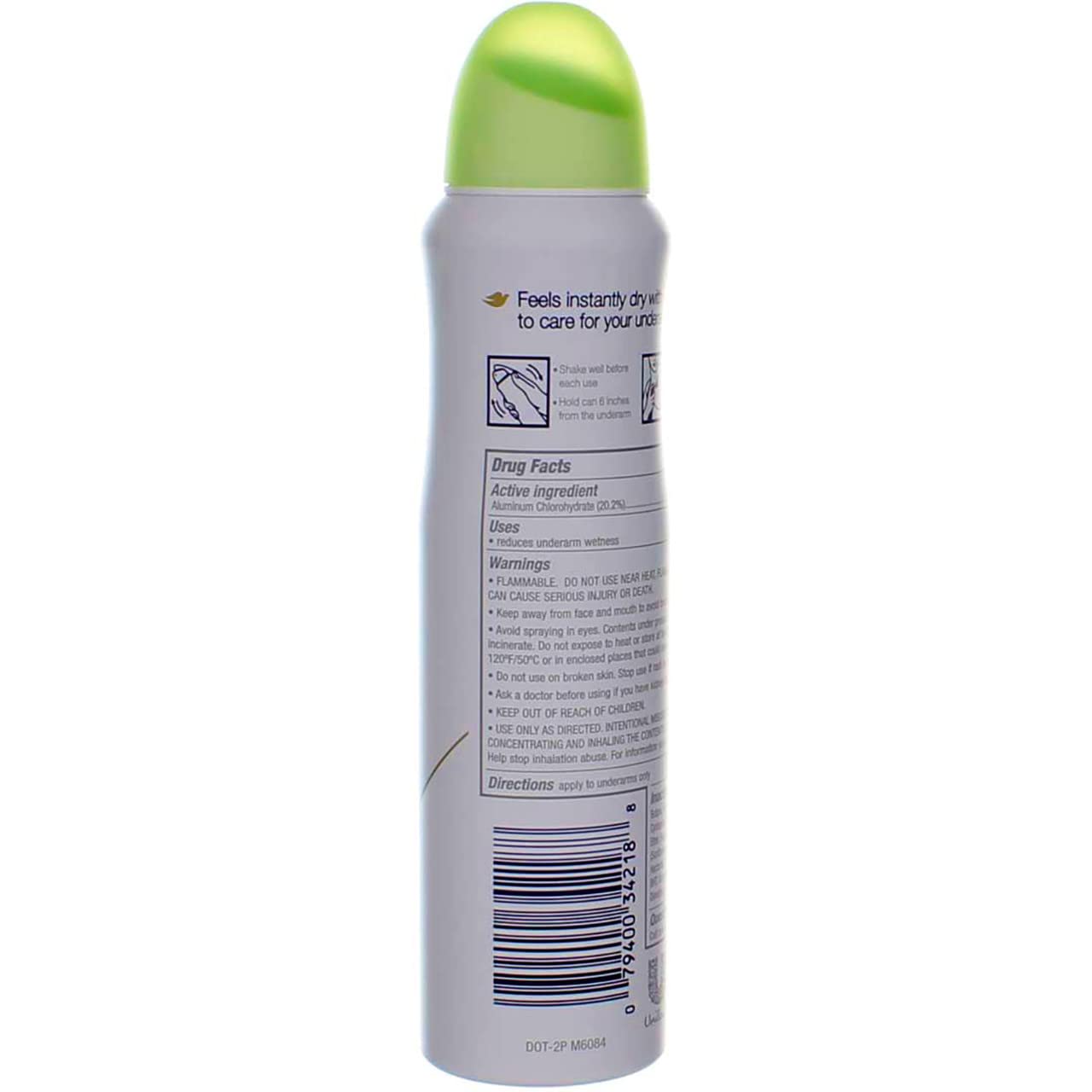 Dove Desodorante Dry Spray Cool Essentials, antitranspirante que cuida la piel con hidratantes
