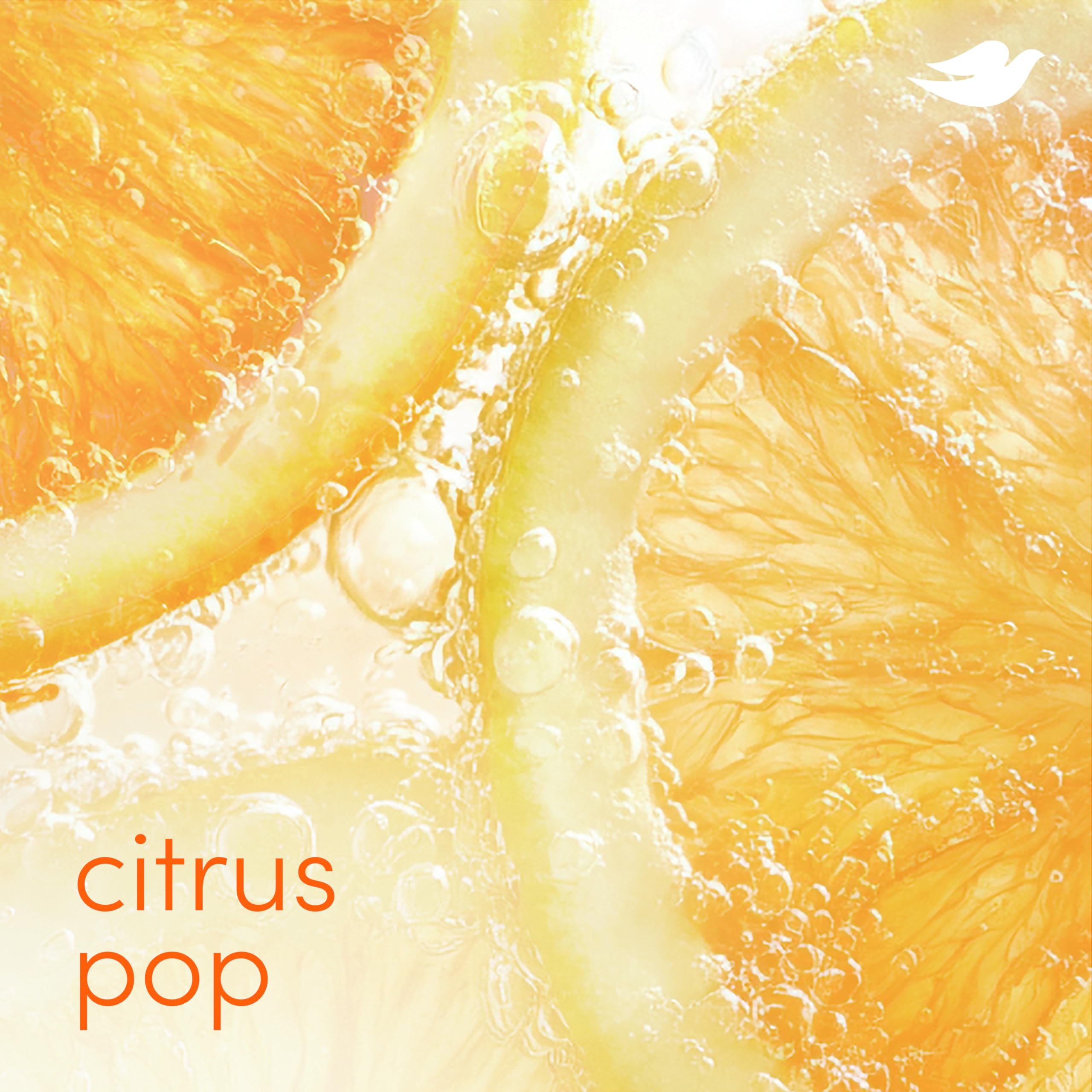 Notas cítricas de limón y lima en Dove Citrus Pop para un aroma vivaz.