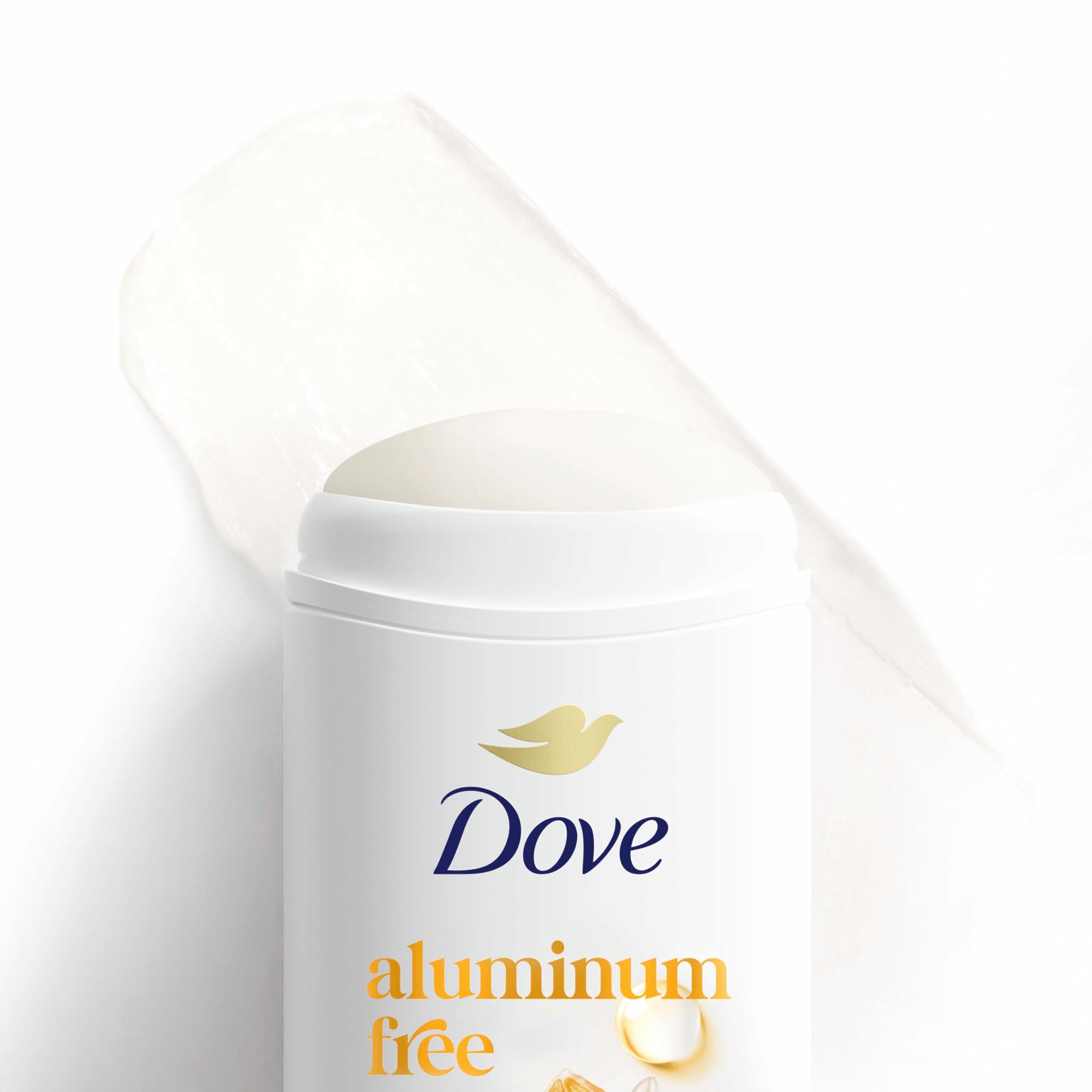 Dove Citrus Pop sin residuos visibles al momento de aplicar.