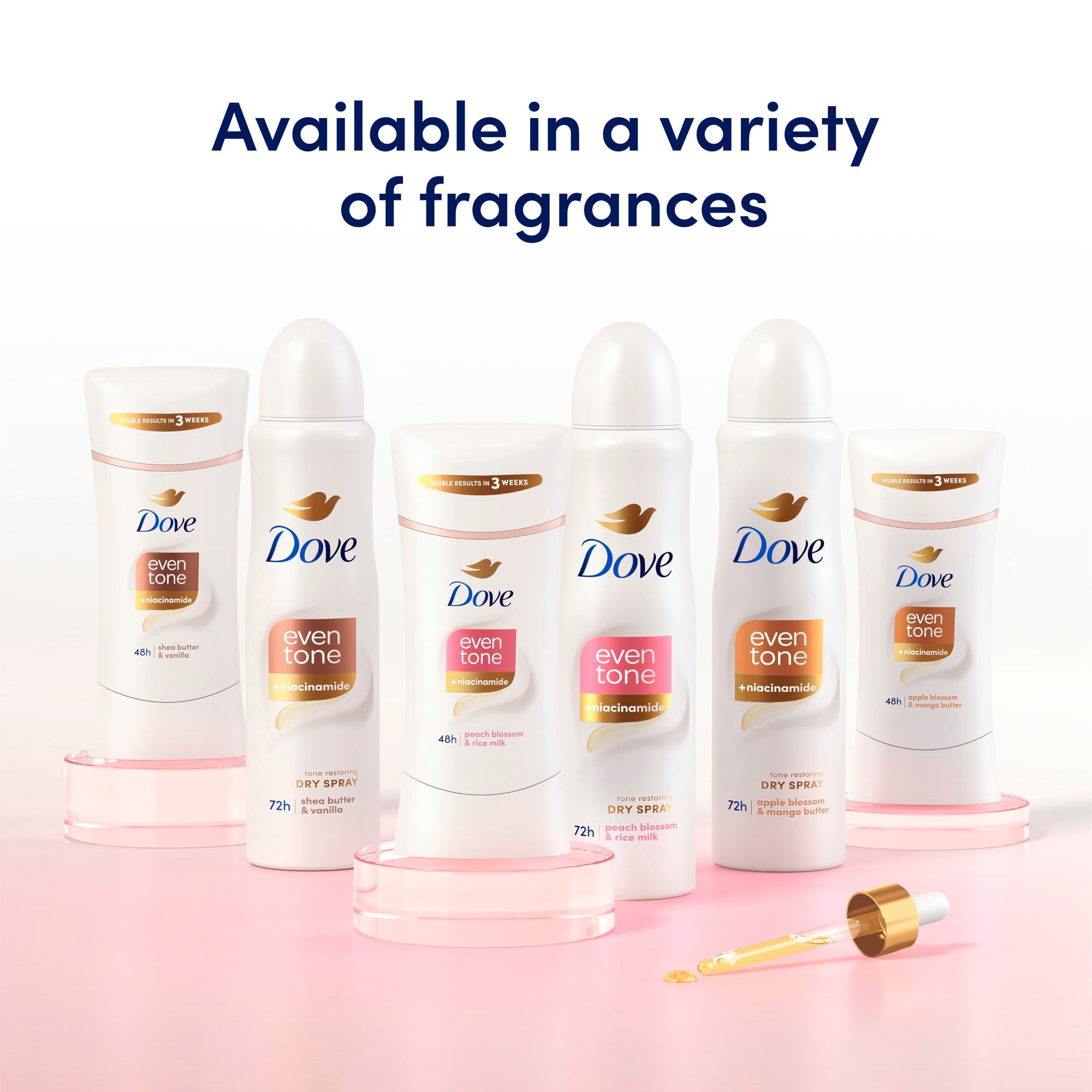Dove Even Tone 2.6-oz stick ready for daily use