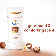 Dove Even Tone provides 48-hour odor protection for daily wear