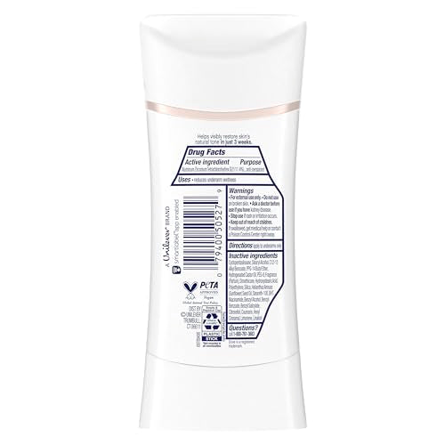 Smooth glide of Dove Even Tone underarm stick during application