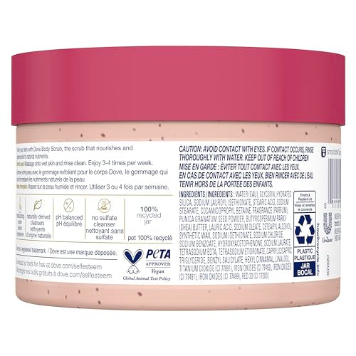 Fragancia frutal de granada que refresca la ducha con Dove.