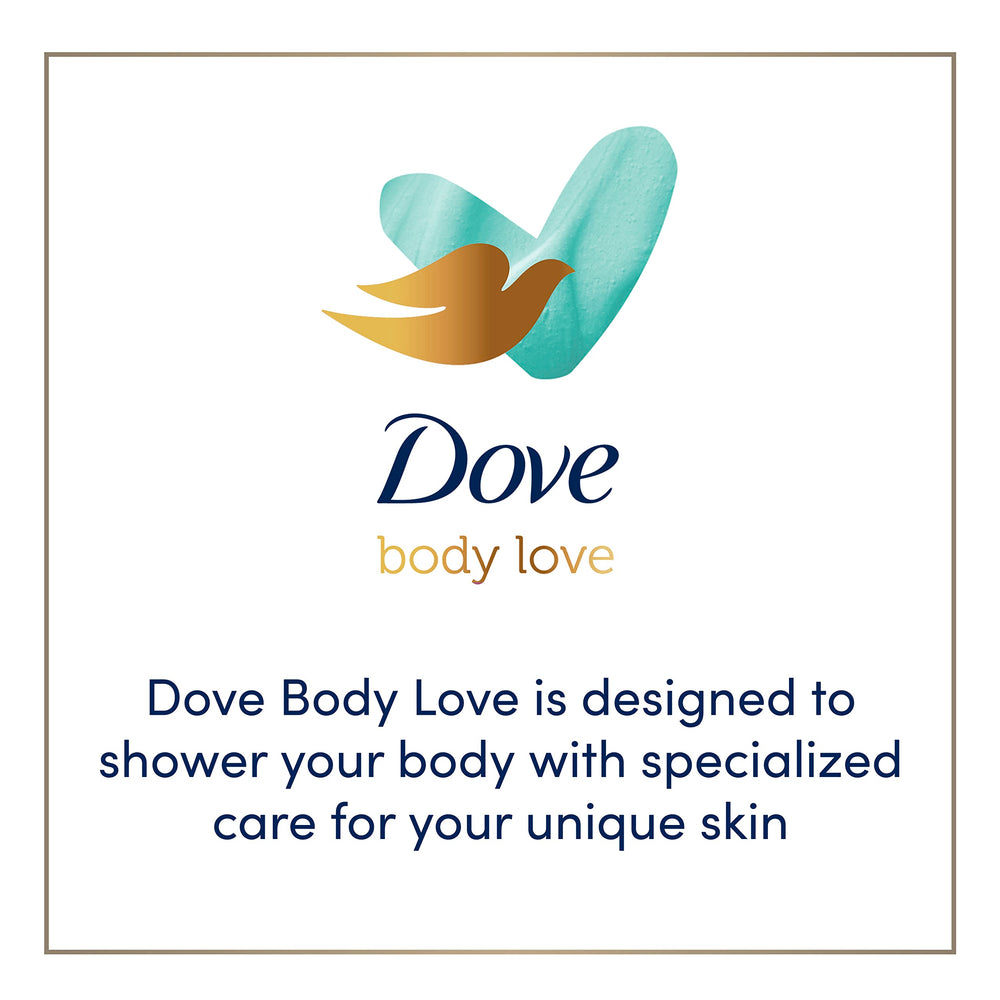 Dove Exfoliate Away para piel áspera, suaviza codos y rodillas con cuidado.