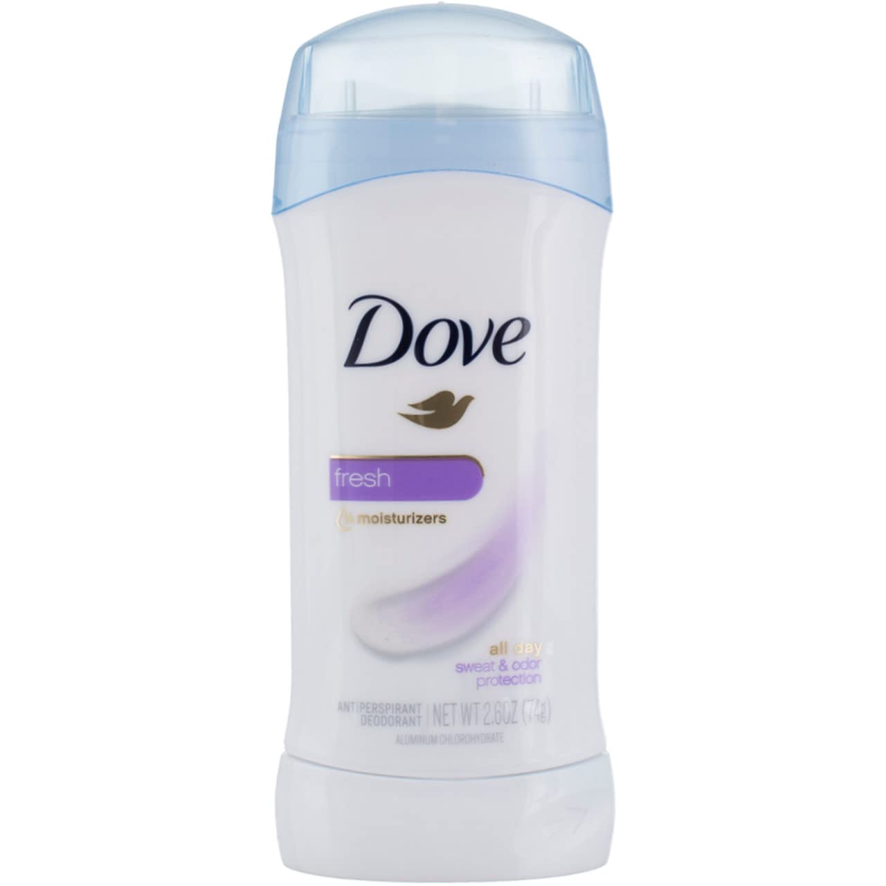 Aplicación en axila con Dove antitranspirante fresco para frescura duradera.