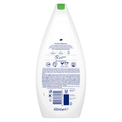 Dove Fresh Touch muestra textura espuma cremosa que limpia sin irritar la piel.