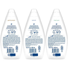 Dove gel de ducha cuidado fresco, botella: aroma vigorizante para empezar el día.