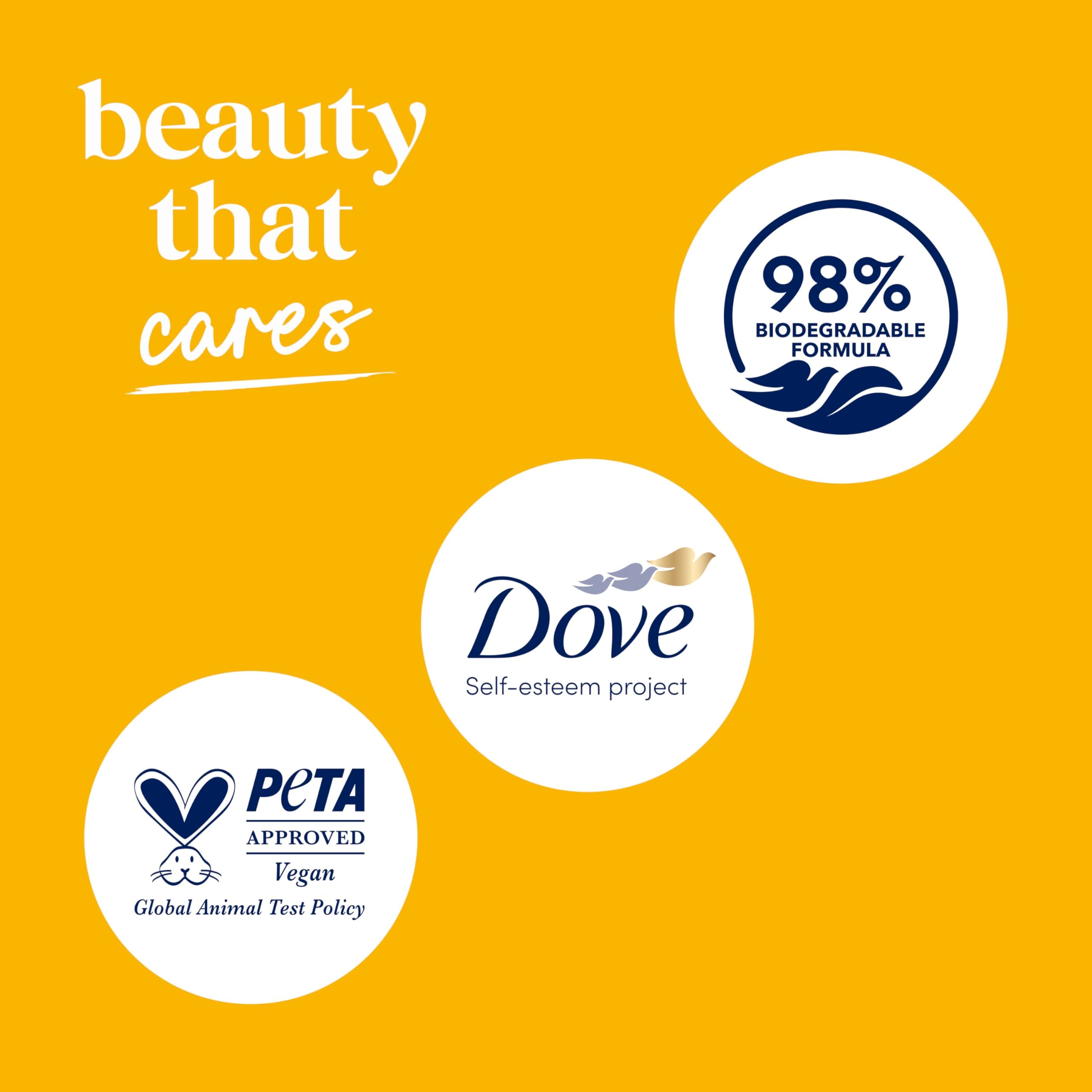 Dove Glowing Sin Sulfatos y Parabenos para piel sensible