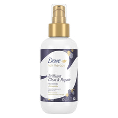 Dove Hair Therapy Leave-In Bottle Pour for easy, even application and shine.