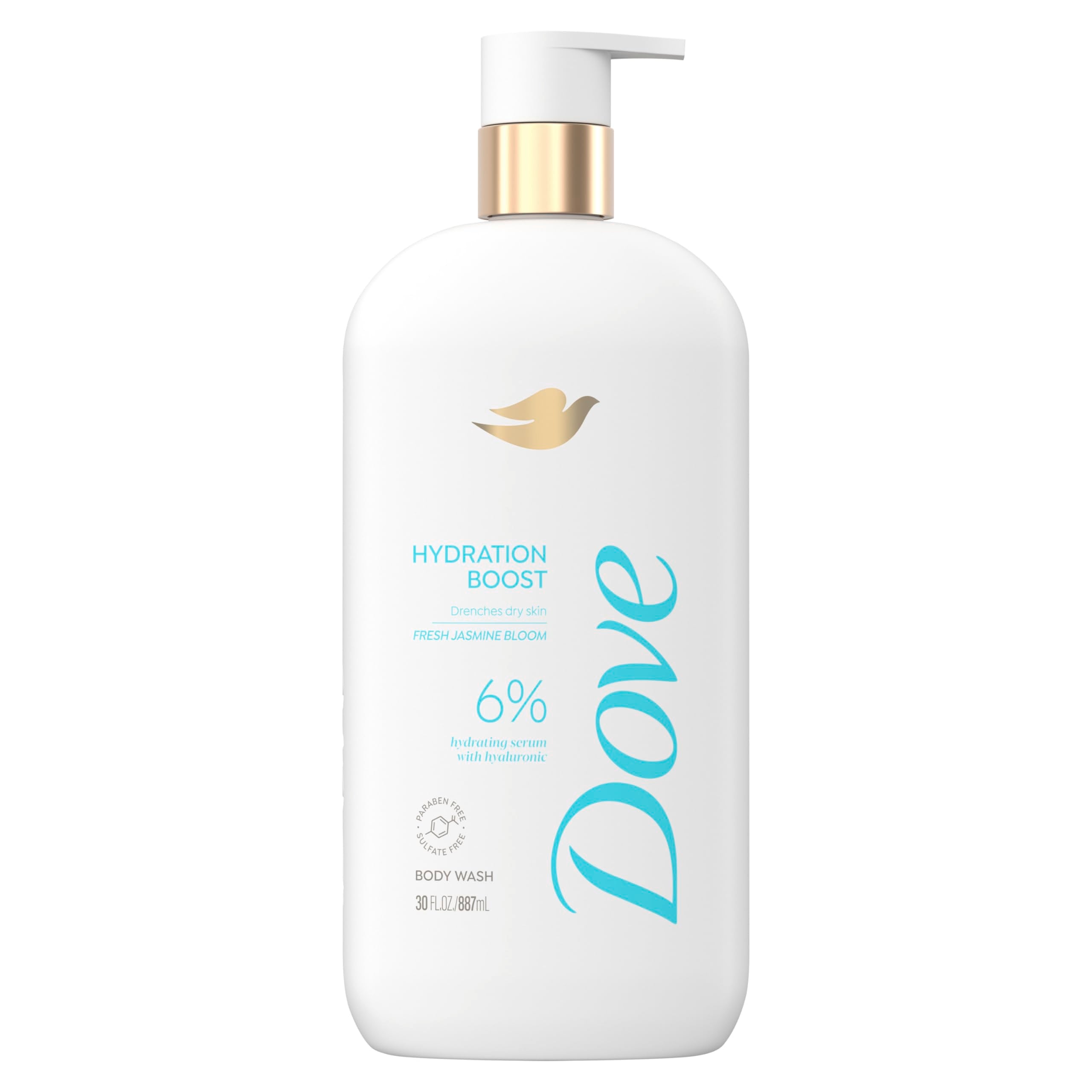Dove Hidratación Intensiva: envase visible, hidratación inmediata para la piel.