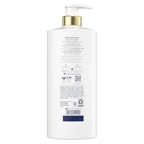 Acondicionador Dove: textura cremosa que desenreda y aporta suavidad visible