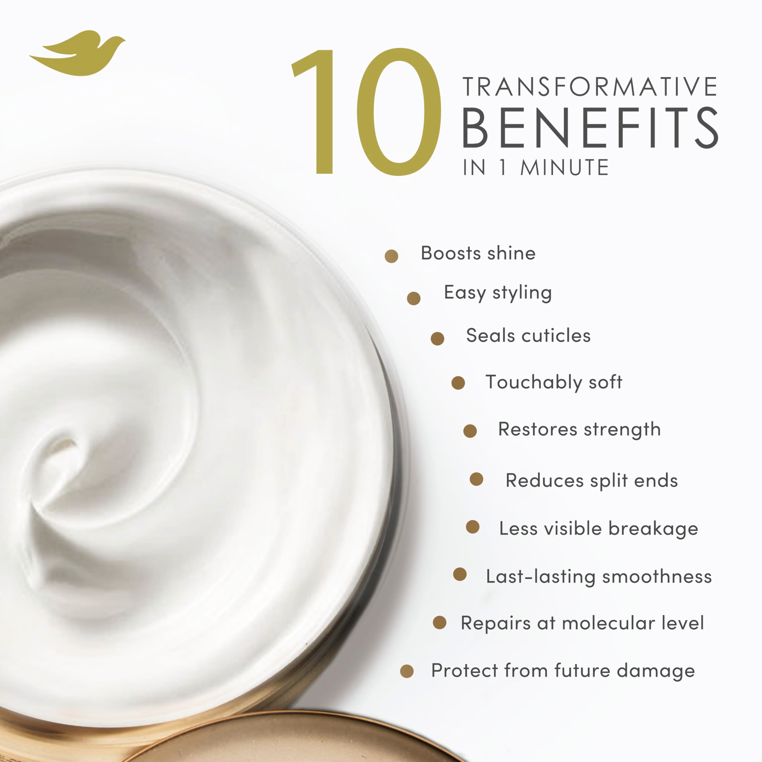 Dove Intensive Repair: cabello dañado antes y después del tratamiento intensivo