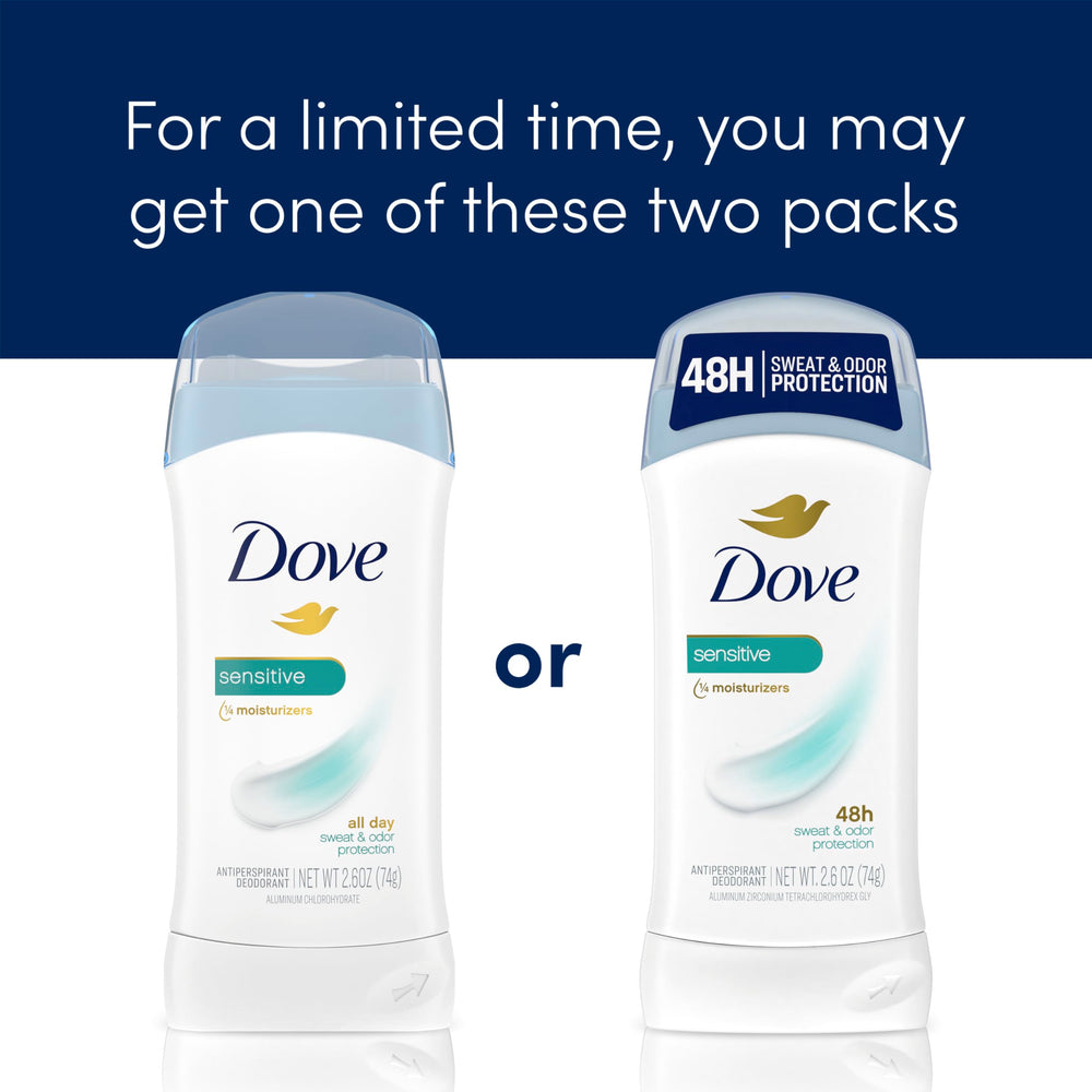 Dove Invisible Solid Sensitive: light fragrance for daily wear.
