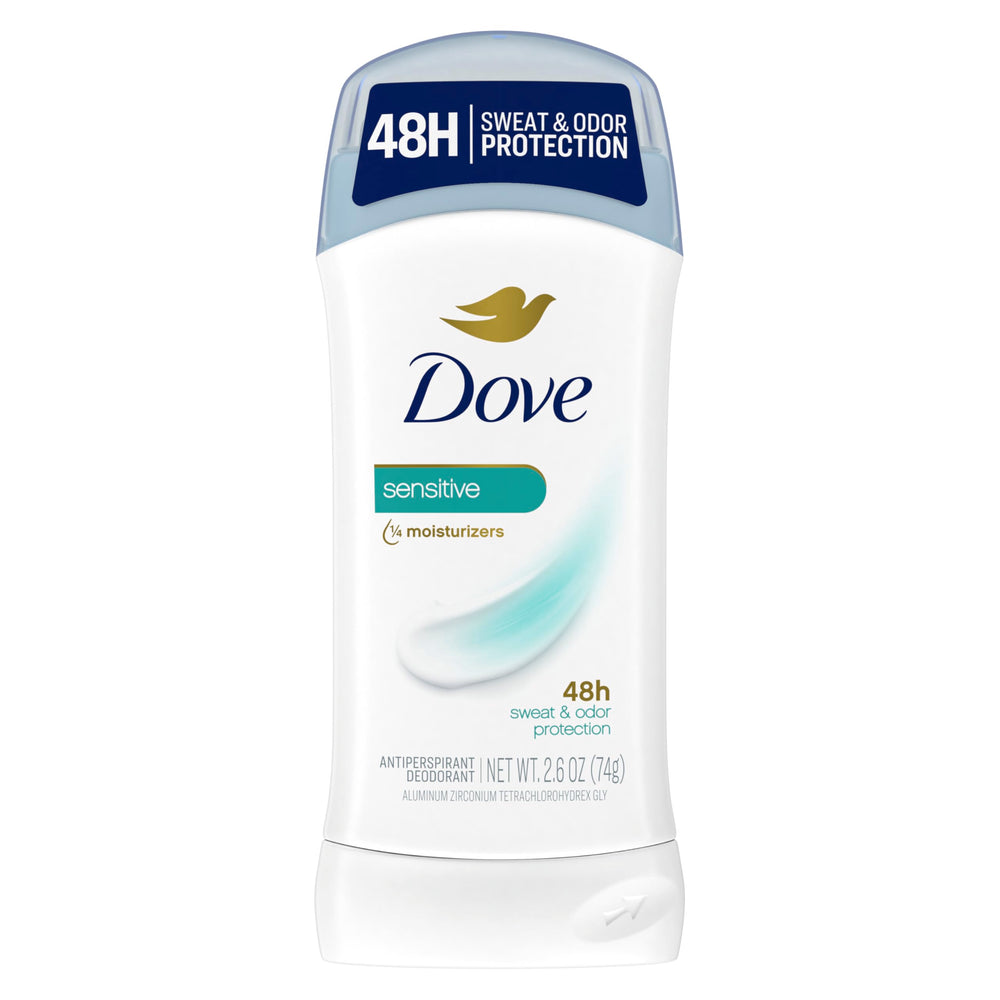 Dove Invisible Solid Sensitive Stick: easy application for clean, even coverage.