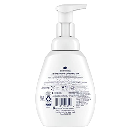 Dove Jabon Mano Dispensador Espuma: dispensador práctico para uso diario