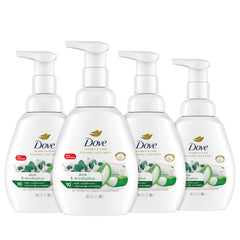 Dove Jabon Mano Espuma Aloe Eucalipto: espuma suave que cuida la piel durante el lavado