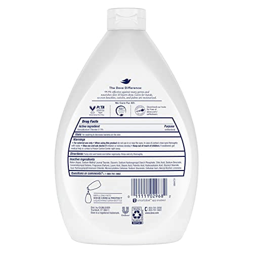 Dove Jabón antibacteriano con espuma cremosa para manos limpias