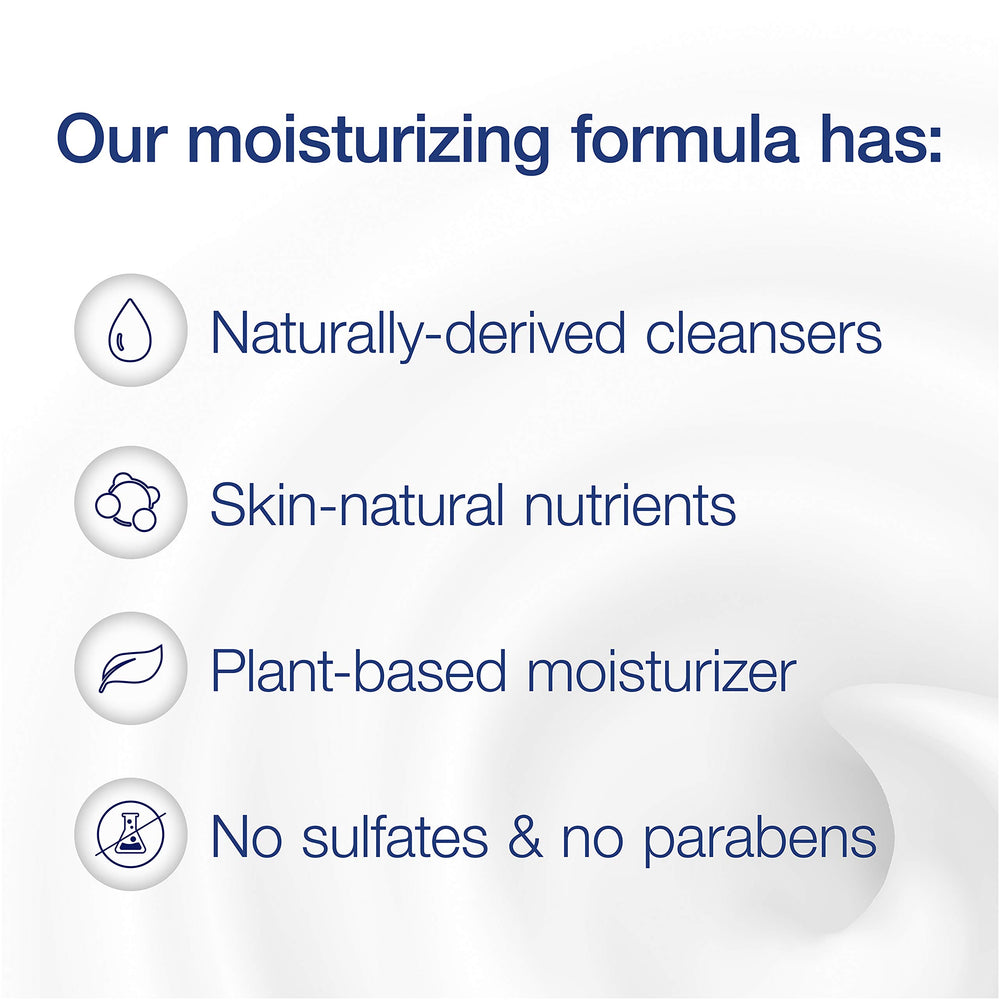 Dove label closeup reveals sensitive skin friendly design